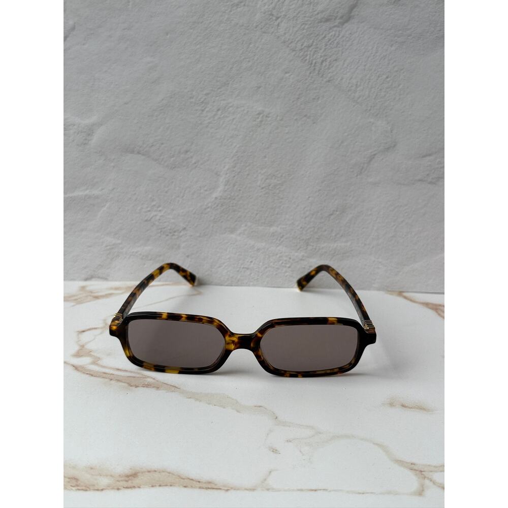 NEW Miu Miu MU11ZS Brown Havana Sunglasses $518 - Picture 6 of 9